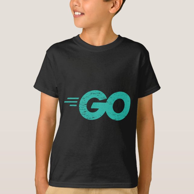 Golang Go Programmiersprache - Go Logo für Go De T-Shirt (Vorderseite)