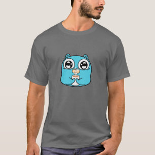 Golang Gopher: Coding and Coffee T-Shirt
