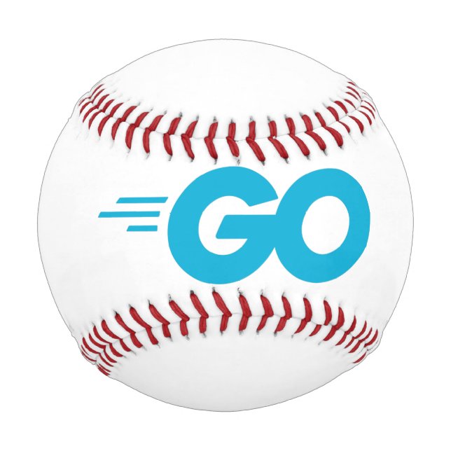 Golang-Logo (Go-Programmiersprache) Baseball (Vorderseite)