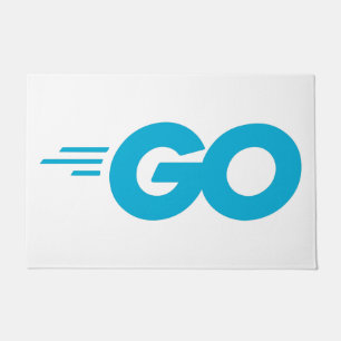 Golang-Logo (Go-Programmiersprache) Fußmatte