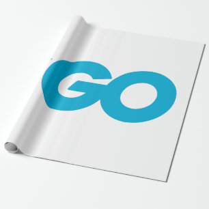 Golang-Logo (Go-Programmiersprache) Geschenkpapier