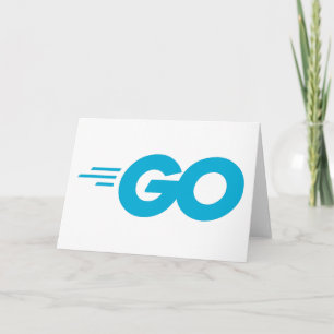 Golang-Logo (Go-Programmiersprache) Karte