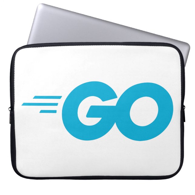 Golang-Logo (Go-Programmiersprache) Laptopschutzhülle (Vorderseite)
