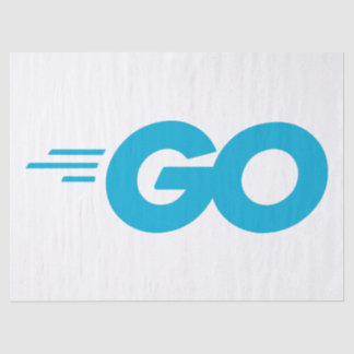 Golang-Logo (Go-Programmiersprache) Seidenpapier