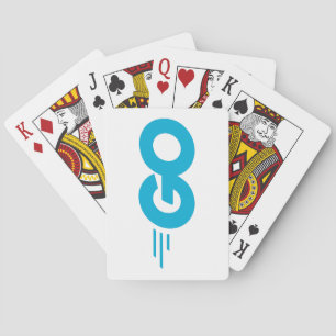 Golang-Logo (Go-Programmiersprache) Spielkarten