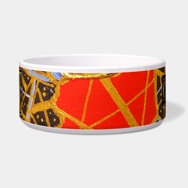  GOLD 11L25 - Ceramic Pet Bowl - GGAST Napf (Vorderseite)