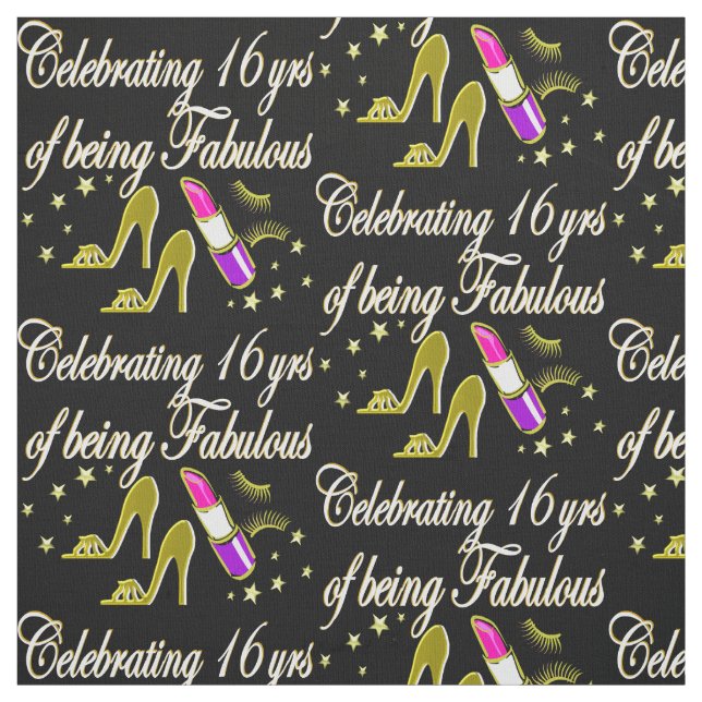GOLD 16 & FABULOUS DIVA DESIGN STOFF (Muster)