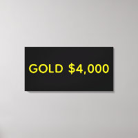 Gold 4.000 Dollar Marktfest