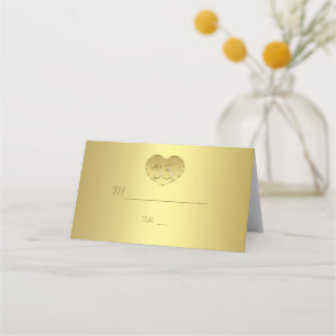 Gold 50. Hochzeitstag Wir tun es noch Platzkarte