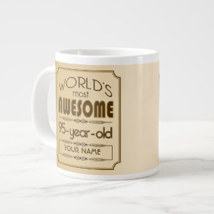Gold 95. Geburtstagsfeier World Best Fabulous Jumbo-Tasse