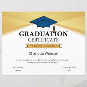Gold Abschluss Completion Certificate - PDF