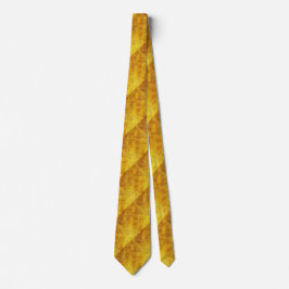 Gold Abstrakt Pattern Necktie Krawatte