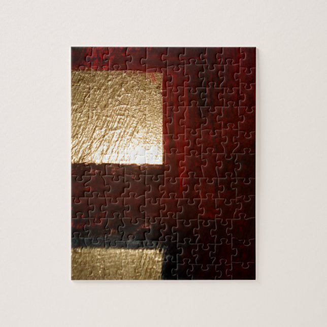 Gold Abstrakt Puzzle (Vertikal)