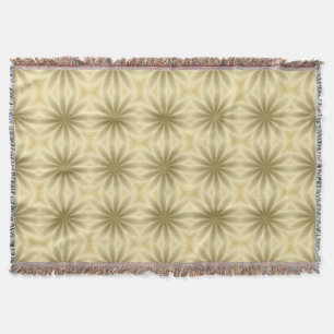 Gold Abstrakte Blume Decke