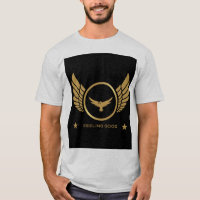 Gold Adler mit Wings Image Gefühl Guter Text Ash