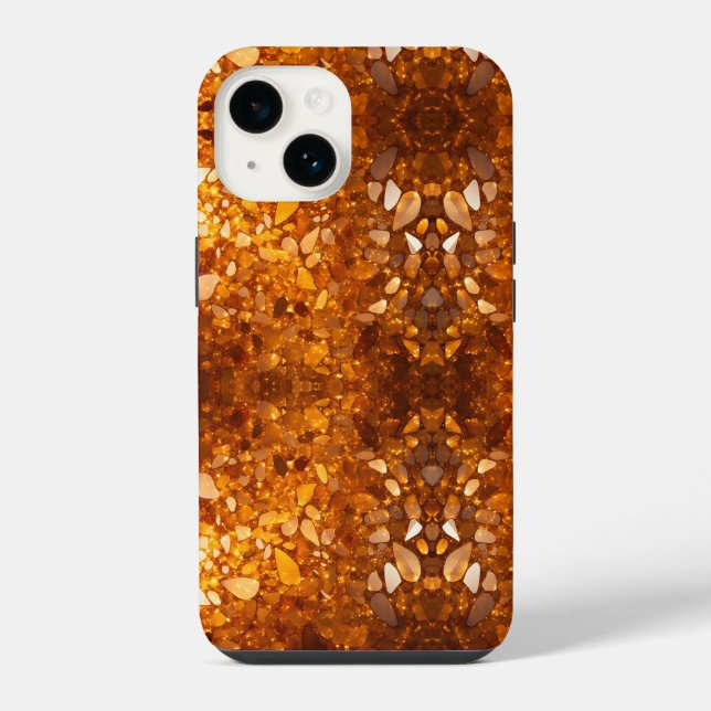 Gold Ambers iPhone Hülle (Rückseite)