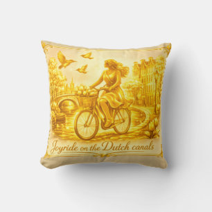 Gold Amsterdam Bögen Charm Kissen