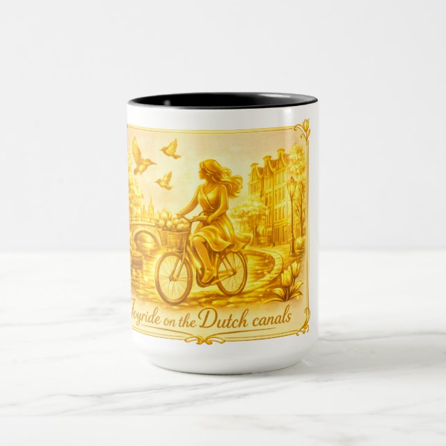 Gold Amsterdam Bögen Charm Tasse (Zentrum)