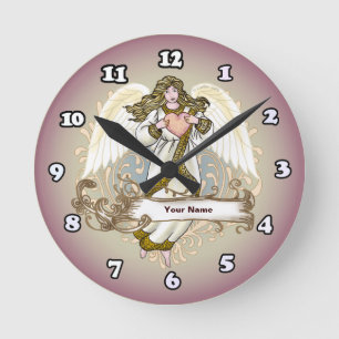 Gold Angel Heart Uhr