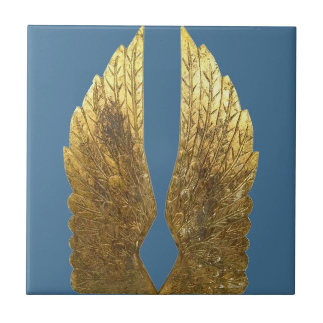 Gold Angel Wings Backsplash Tile Fliese (Vorderseite)