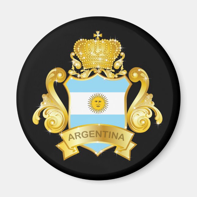 Gold Argentinien Magnet (Vorne)