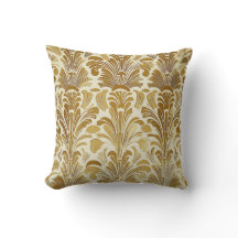 Gold Art Deco Muster Kissen