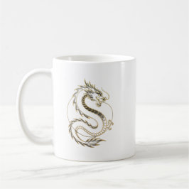 Gold Asia Drachen Tassen