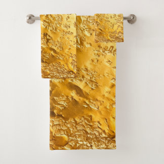 Gold Badhandtuch Set