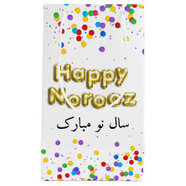 Gold Balloon Happy Norooz Persian New Year Kleine Geschenktüte