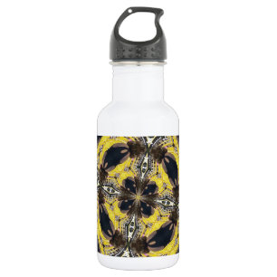 Gold Bands Kaleidoskop Edelstahlflasche