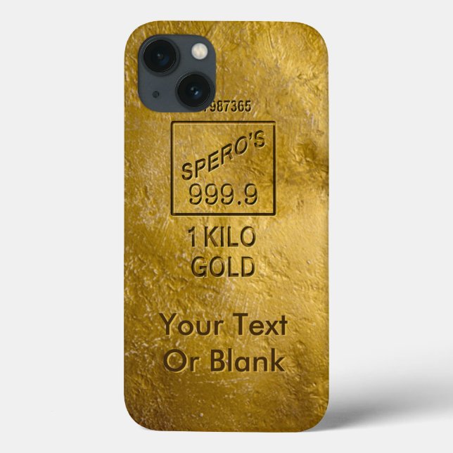 Gold Bar Case-Mate iPhone Hülle (Rückseite)