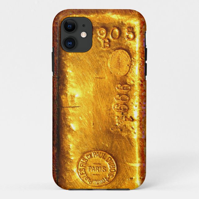 Gold Bar Case-Mate iPhone Hülle (Rückseite)