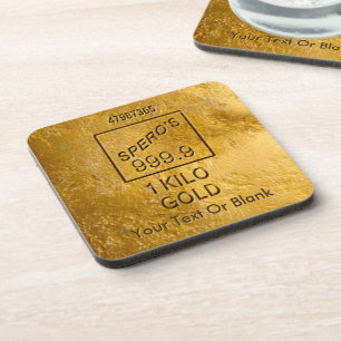 Gold Bar Untersetzer