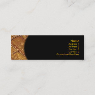 Gold Bars Business Card Mini Visitenkarte