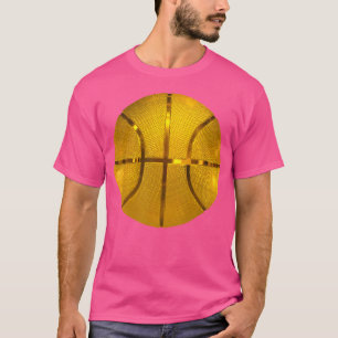 Gold Basketball Mvp Golden Basketball Fans T-Shirt