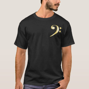 "Gold" Bassschlüssel T-Shirt