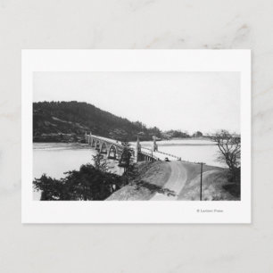 Gold Beach, Oregon Bridge über Rogue River Postkarte