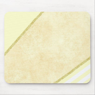 Gold Beige Streifen Maus Pad! Mousepad