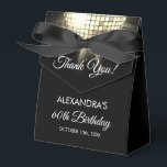 Gold Birthday Party 70's Disco Ball Vielen Dank Geschenkschachtel<br><div class="desc">Erleben Sie Ihren 60. Geburtstag mit unserer 70. Geburtstagsparty 70's Disco Ball Fvor Box. Diese Gunst Box erfasst das Wesen der Disco-Zeit, macht es die perfekte Wahl für eine disco-thematische Bash oder jedes Ereignis, wo Sie gewollt, eine Touch von "70er Magic. In einem zauberhaften Gold-Schatten verströmt diese Gunst-Box ein Gefühl...</div>