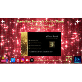 Gold Black Elegant QR Code Business Card 19 Visitenkarte
