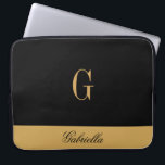 Gold Black Laptopschutzhülle<br><div class="desc">Gold Black</div>