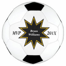 Gold Black Star MVP Personalisiert