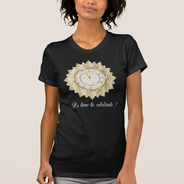 Gold Black Time T-Shirt (Vorderseite)