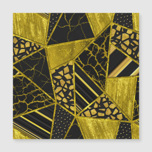 Gold Black Triangle Texusion Magnetkarte