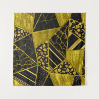 Gold Black Triangle Texusion