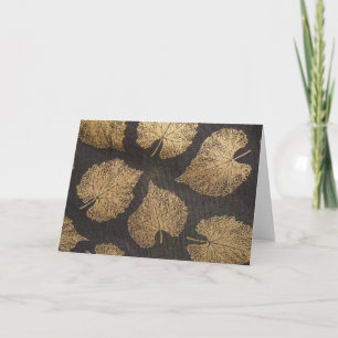 Gold-Blätter Karte