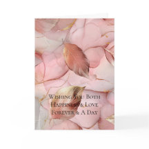 Gold Blätter Rosa Hochzeit