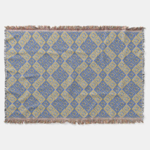 Gold Blau Davidstern-Kunstpaneele Decke