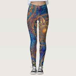 Gold & Blau Leggings