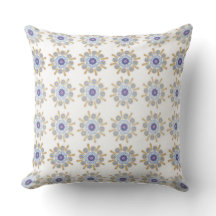 Gold Blau Mandala-Blume